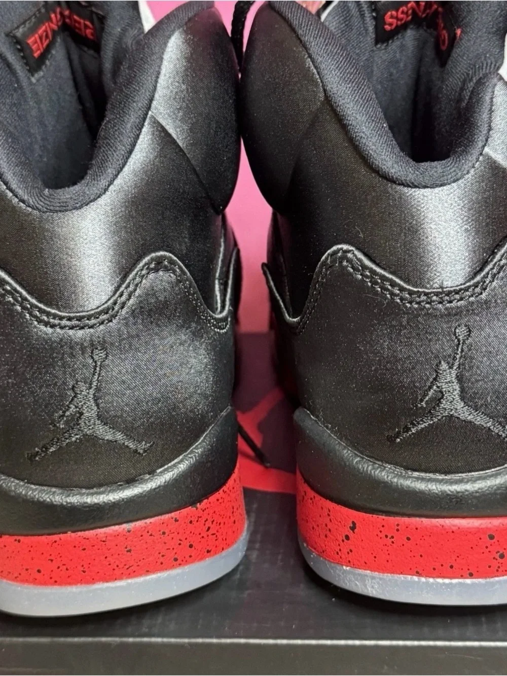 Air Jordan Retro 5 Black and Red Men's Basketball Sneakers 2018